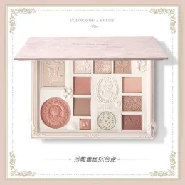 Shadow Colorrose Embossed Eye Shadow Pallete 2023 New Blush High Gloss Integrated Palette Modification LiquidSusmetic Disc