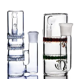 Coador de favo de mel 14mm Coletor de cinzas de vidro Coletor de fumo para cachimbo de água Bongs Bubbler Dab Rig Acessórios para tubos de água