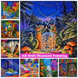 Stitch Starlight Dinosaur 5d Ab Drills Diamond Painting Cartoon Randal Spangler Athestone Cross Stitch Emelcodery Mosaic Kids Gifts