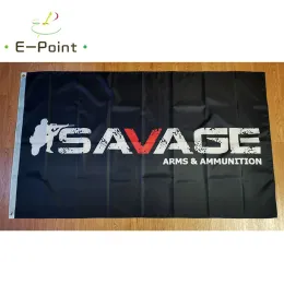 Tillbehör Savage Gun Flag 3ft*150 cm) Storlek Juldekorationer för hemflaggbanner inomhusdekor M52