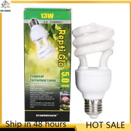 Iluminação 110v 5.0 10.0 uvb 13w/26w réptil lâmpada uv anfíbio vivarium tartaruga cobra pet iluminação de aquecimento de poupança de energia