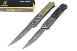 BR A02 Assisted Flipper Folding Knife 440C Blade Steel G10 Huvudhandtag utomhus campingfickfällande knivar