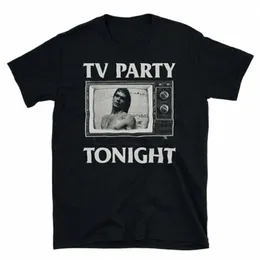 drop ship Black Flag TV Party Americano Hardcore Punk Band Mens fi marca T-shirt cott o-collo tees e top homme n15C #