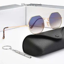 2023 gradiente polarizado senhora óculos de sol hexágono moda feminina óculos de sol luxo feminino marca nova armação de metal vintage na moda sha raybans rainess ban Вы PTSD