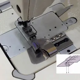 기계 산업 2Needle 잠금 체인 재봉틀, 오버락 상단 슬리브, 랩 솔기 폴더, 패치 워크, 당기기 실린더, 바인더 폴더