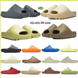 Designer Slide Hausschuhe Sandalen Männer Frauen Slides Sneakers Bone Onyx Ochre Bone Glow Green Pure Desert Sand Herren Outdoor Slides Schuh Große Größe