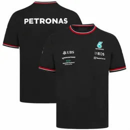 2023 FI Modern F1 Racing Męska koszulka, wysokiej jakości odzież, gorąca sprzedaż, oddychający męski oddychający krótkie Summer C0dz#
