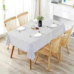 2024 pano de mesa tecido pvc à prova d' água oilproof toalha de mesa de jantar cozinha decorativa retangular café cozinha festa mapa de cobertura de mesa