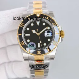 Automatyczny zegarek RLX Mens Watch EW3135 MOVE MOVEL MECHATYCZNY Różowy Pierścień podwodny Zielony 904L 40 mm Orologio Waterproof Bransoleta Glow Watch