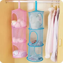 2024 3 Regal Hanging Storage Net Organizer Bag Schlafzimmer Tür Wandschrank Organisatoren Hausaufbewahrung - Aufbewahrungsorganisator Organizer -Tasche