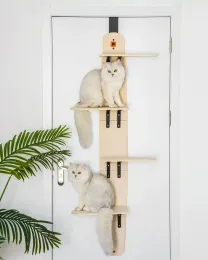 猫の松の木のためのスクラッチャーミュウーフンドアハンギングベッドエコフォリティグッドスタブリティスクラッチボードイージーアセンブリペットクライミングフレーム
