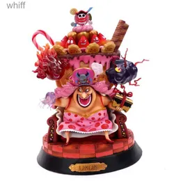 Action Figures giocattolo One Piece Quattro Imperatori Mamma Pirata Charlotte Lin GK PVC Action Figure Serie Modello Bambola giocattolo per bambini GiftC24325