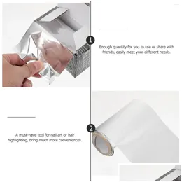Nagelgel 3 rullar verktyg perm tin folie styling verktyg för att klädda markering aluminium droppleverans hälsa skönhet konst salong dhtb8