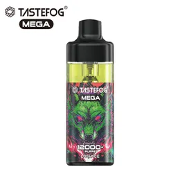 EU Hot Sale LED RGB Light Original Tastefog 12000 Puffs Disposable Vape Factory Stock