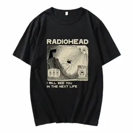 RaHead Music Band T-shirt Cott Soft High Quality Men tee-shirt streetwear hiphop jag kommer att se dig i nästa liv tryck tee e0zf#