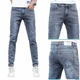 spring Autumn Slim Blue Jeans Cheap Cowboy W Korean Style Teenagers Luxury Hip Hop Stylish Denim Fi Skinny Trousers h9bE#