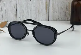 Wholefashion Okulary przeciwsłoneczne kosmiczne okrągłe mała rama design retro popularny styl awangardy Outdoor UV Ochrona 400 obiektywu z CA8141221