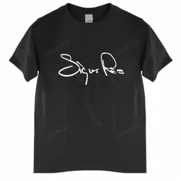 summer t-shirt men brand teeshirt Sigur Ros Rock Band Logo T-Shirt Bw Size Xs-3Xl Harajuku Mens T-shirt Euro size TOPS m2w0#