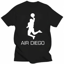 Air Diego Cotton T -shirt - Maradona Hand of God Word Cup żart nowość Argentyna G8po#