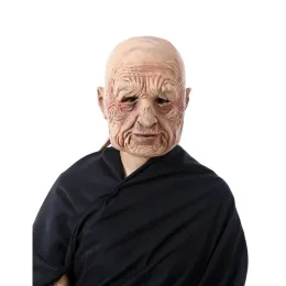 Maski Starszy Old Man Halloween Mask Prank Grand Cosplay Cosplay Mask Halloween Party Dorps Dekoracje terror ACCS Cosplay Rekwizyty