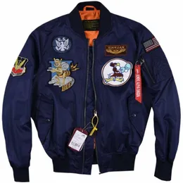 Nuovo Alpha Martin Autunno Primavera Giacca tattica militare da uomo Giacca bomber da volo Varsity College Pilot Air Force Cappotti da baseball Y4ti #