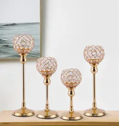 Коробки Crystal Tealight Halders Metal Glass Candlesticks Свадебный стол