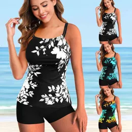 Frauen Strandmode Schwimmen Tankini Monokini Bademode Badeanzug Zweiteilige Badeanzüge Plus Size Bedruckte Tankinis 240322