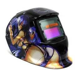 ヘルム電気溶接マスクオートダークニング調整可能なヘルメット溶接レンズ溶接電気装備保護マスク