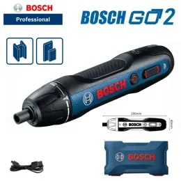 Schroevendraaiers Bosch Go 2 Set di cacciaviti elettrici professionali 3,6 V Cacciavite automatico ricaricabile Trapano a mano multifunzionale Bosch Go