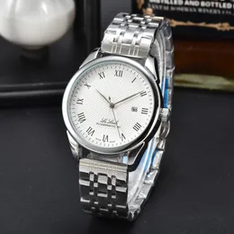 2024 New Men 's Watch Three Pin 40mm Quartz 시계 최고 유럽 고급 브랜드 스틸 벨트 남자 패션 시계 1853