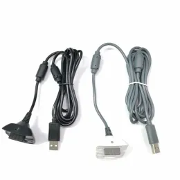 Cabo de carregamento para controle de videogame, cabo carregador de chumbo de 1.8m para controle sem fio de xbox 360, adaptador de gamepad