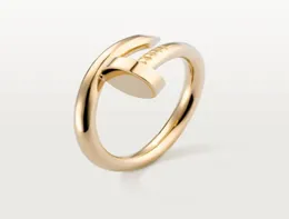 2022 Aşk Vidalı Yüzük Lüks Tasarımcı Takı Kadın Titanyum Çelik Goldplated Altın Gümüş Gül Asla solma Bag 9481470