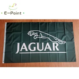 Tillbehör Flagg Jaguar Green 2ft*90 cm) 3ft*150 cm) Storlek Juldekorationer för hemflaggbanare gåvor