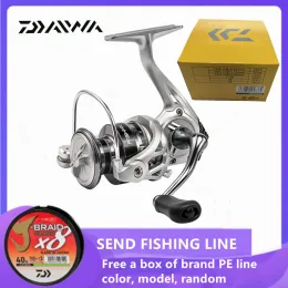 Brinquedos Daiwa Novo todo em metal (fishmx) Carretel de pesca 15kg Max Drag Power Spinning Wheel Bobina de pesca Carretel raso adequado para todas as águas