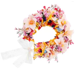 bandanas children's Head Flower Crown for bady girl幼児のヘッドバンドヘアアクセサリーガールズ幼児