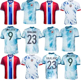 Новый 2024/25 Norge Home Away King Soccer Founceys Noruega Odegaard Berge Berge Camisetas de Futbol Национальная команда футбола футбольная форма