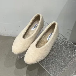 Sıradan ayakkabılar kış mavi peluş zapatos mujer sıcak yumuşak taban kadınlar vahşi kızlar düşük topuk daireler yuvarlak kafa chaussure femme