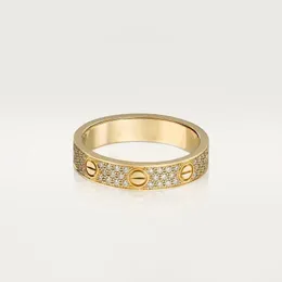 18k Goldplated hochwertiger Ring Klassiker Mode Liebesring Nagel Diamantring geeignet für Damen und Mädchen Hochzeit Muttertag Schmuck Damen Geschenke