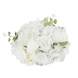 Flores decorativas Bouquet Bouquet Ball - 10 PCs 11,8 polegadas diâmetro Fake Balls for Centerpieces Tabelas Arranjos artificiais