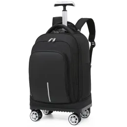 Zaino Valigia da viaggio Trolley Zaino con ruote Borsa con ruote di grande capacità Zaino da scuola Bagagli con ruote Laptop Bagagli da lavoro