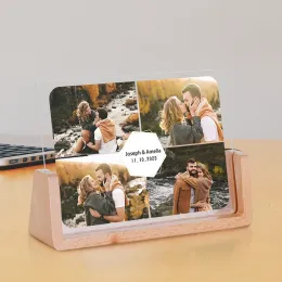 Moldura personalizada para fotos de casais, nome personalizado, data, lembrança para namorado, namorada, aniversário de casamento, presentes de dia dos namorados