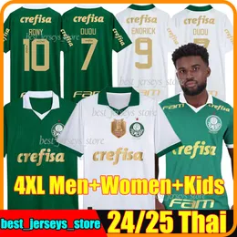 4XL Palmeiras soccer jerseys 24/25 DUDU RONY WESLEY LUAN M.MERENTIEL G.GOMEZ DANILO MURILO PIQUEREZ ENDRICK men kids kit 2024 2025 football shirt