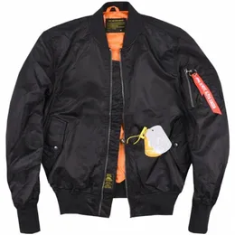 Nuovo Alpha Martin Primavera Autunno Pilota di volo Bomber Giacca da uomo MA-1 Giacca classica da uomo Cappotto da baseball casual Capispalla tattico g9Rx #