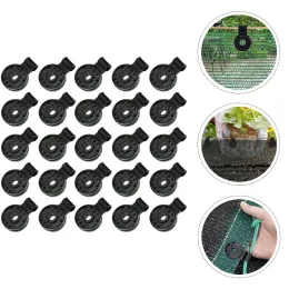 Nets 100 Pcs Shade Cloth Lock Plastic Clip Awning Tent Tarp Fixing Outdoor Clamp Round Grip Clips Heavy Duty Hooks