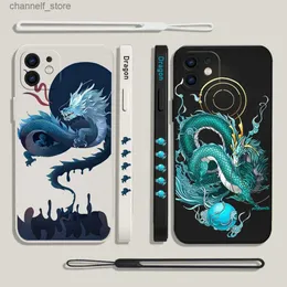 Custodie per telefoni cellulari Carino Cool Blue Ice Dragon Custodia per OPPO Realme 11 10 9 9i 8 8i 7 7i 6 Pro Plus C31 C35 C1 C11 C12 C15 C20 C21Y C25 C25S CoverY240325