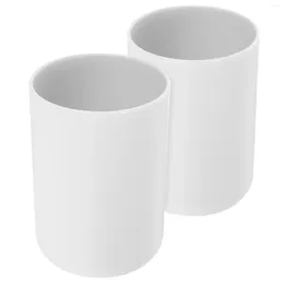 Mugs 2 Pcs Japanese Mouthwash Cup Drinking Glasses Multi-purpose Brush Cups Daily Necessities