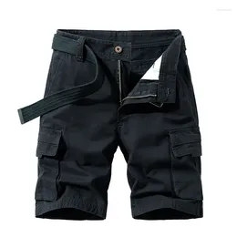 Pantaloncini da uomo Abbigliamento da lavoro Multitasche Outdoor Alpinismo Sport Pirata Sciolto Tempo libero Tutto abbinato Estate