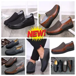 Scarpe casual GAI Uomo Nero Marrone Scarpe a punta banchetto per feste Abiti da lavoro Uomo designer Minimalista Traspirante Taglia di scarpe EUR 38-50