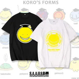 Assassination of Classroom Animation Short Sleeve Killing Teacher Chiyu Industry Anime Summer New Men's and Women's Round Neck Leisure T-shirts