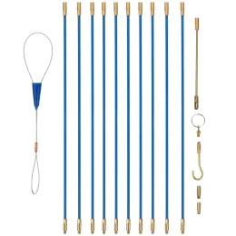 Werkzeuge Einfädler Elektrischer Draht Laufsatz Koaxial Pull Push Glow Stick Fischband Kupferkabelstangen